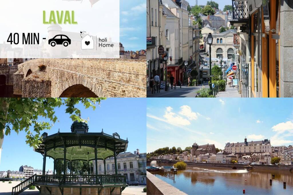 H3 Charmante Maison Sur La Vilaine Pres Du Chateau Vitre  Ngoại thất bức ảnh